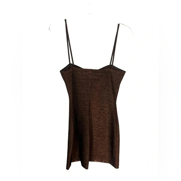 Bronze Vintage Mini Dress - Picture 5 of 5